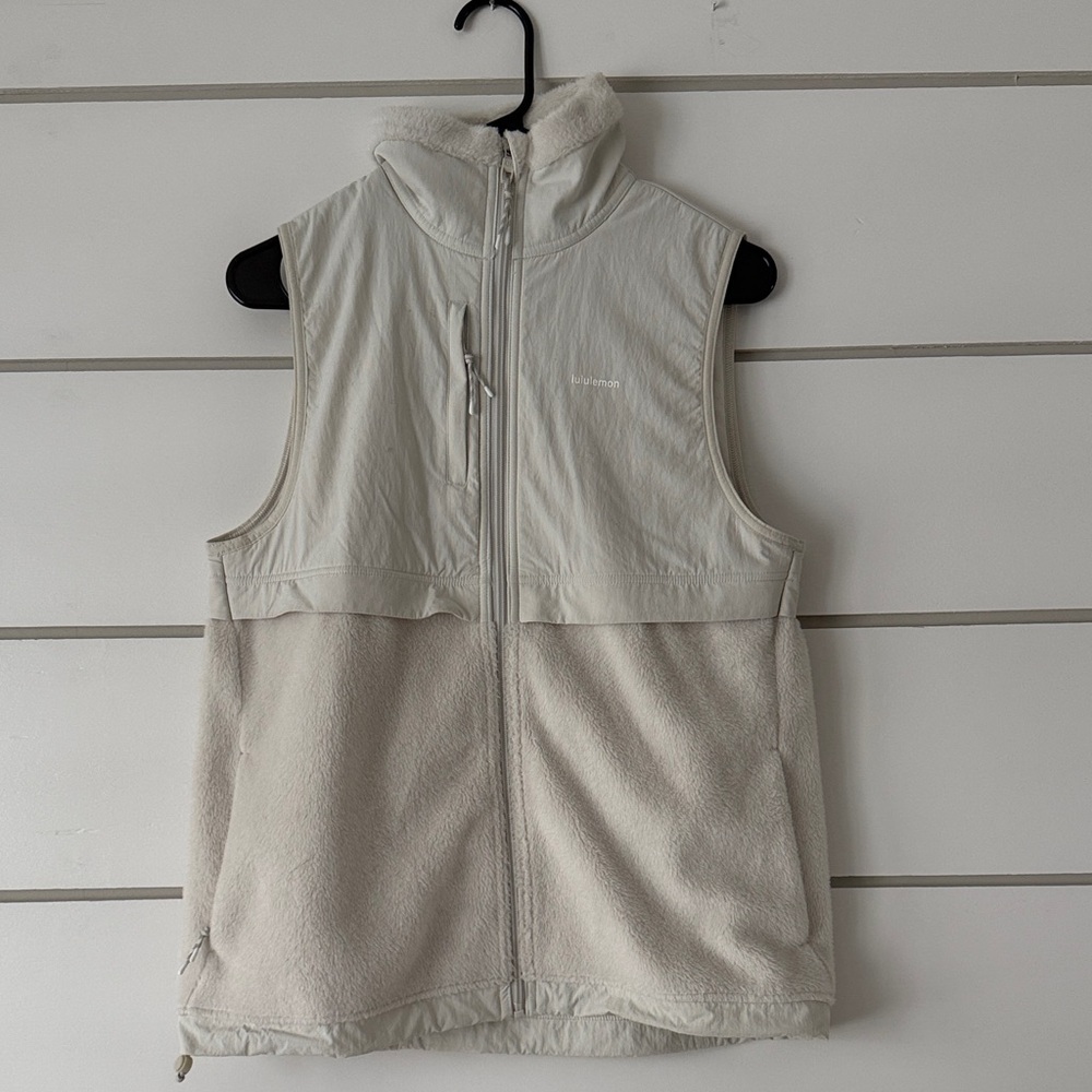 LULULEMON Light IVORY Fleece Vest